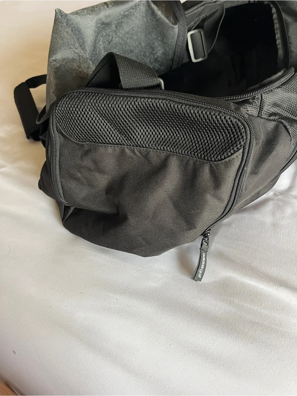 Adidas Golf / Travel / Gym Bag - Black Duffel Dish ESPN Media Promo